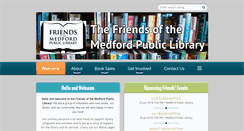 Desktop Screenshot of friendsofmedfordlibrary.org