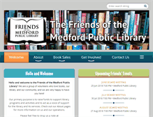 Tablet Screenshot of friendsofmedfordlibrary.org